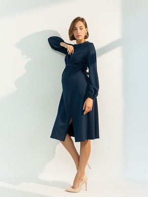 Платье для беременных и кормящих синее | 5987733