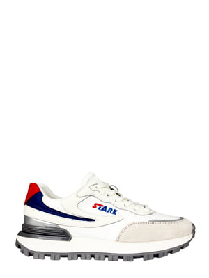 Кросівки білі з логотипом | 5988486