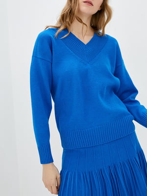 Пуловер синій | 5988922