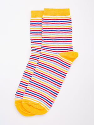 Шкарпетки жовті в смужку | 5988636