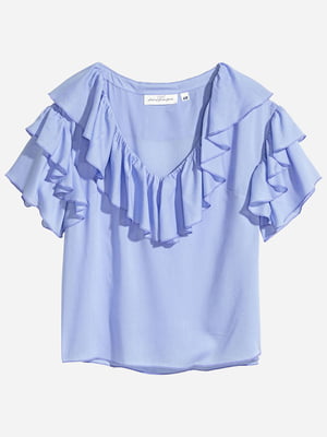 Блуза голубая | 5925992