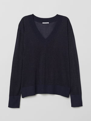 Пуловер темно-синий | 5926332