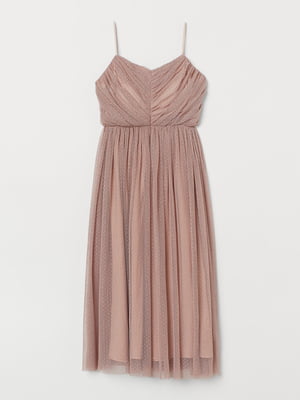 Сукня А-силуету пудрового кольору | 5926596