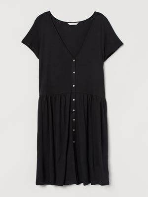 Платье-футболка черное | 5938937