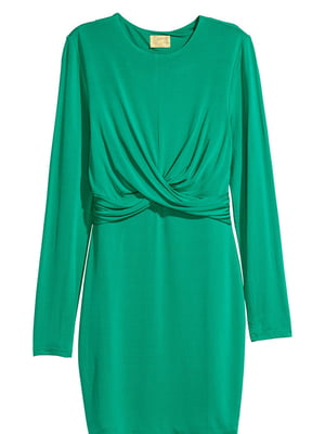 Платье-футляр зеленое | 5990308