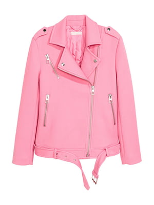 Куртка-косуха розовая | 5990420