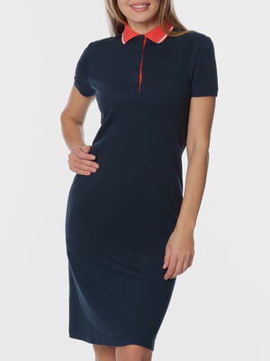 Платье-поло синее - Arber - 6002061