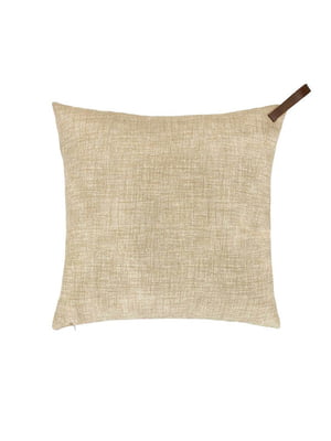 Подушка декоративная Camel с кожаным хлястиком (45х45 см) | 5504327