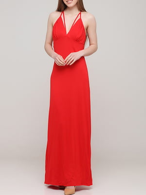 Сукня у білизняному стилі червона | 6004782