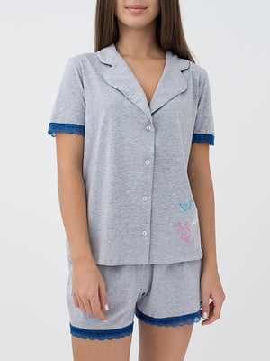 Пижама: рубашка и шорты | 6005954