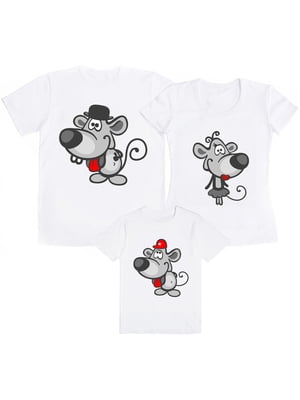 Набор футболок семейный «Мышки» | 5993272