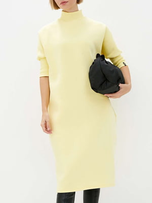 Сукня-футляр жовта | 6009756