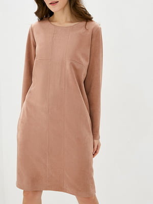 Сукня-футляр коричнева | 6009799