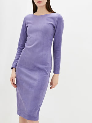 Сукня-футляр фіолетова | 6009805