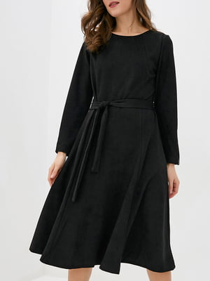 Сукня А-силуету чорна | 6009808