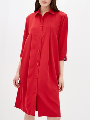 Сукня-сорочка червона | 6009882