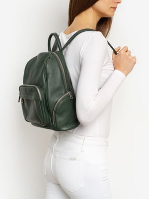 Рюкзак темно-зелений | 6010736