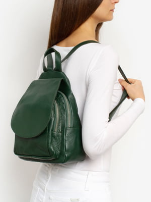 Рюкзак темно-зелений | 6010760