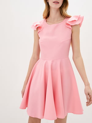 Платье А-силуэта розовое | 6010788