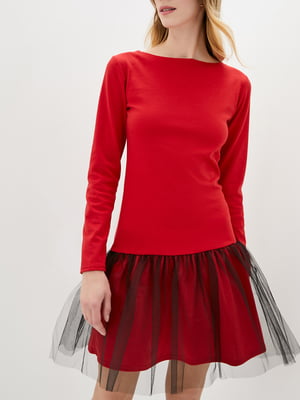 Сукня А-силуету червона | 6010794