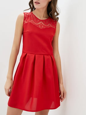 Платье коктейльное красное | 6010811