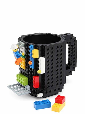 Кухоль Lego брендовий 350мл Black | 6015483