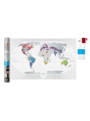 Скретч-карта Travel Map AIR World | 6011618