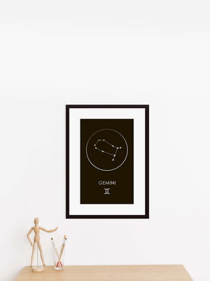 Постер А3 фольгированный «Зодиак: Близнецы» | 6012219