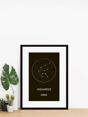 Постер А3 фольгированный «Зодиак: Водолей» | 6012247
