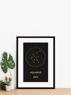 Постер А3 фольгированный «Зодиак: Водолей» | 6012249