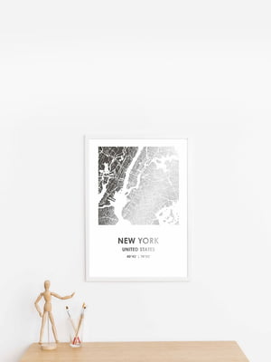 Постер А3 фольгированный «Нью-Йорк / New York» | 6012273