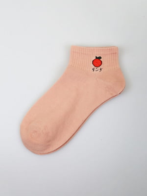 Шкарпетки короткі рожеві | 5927887