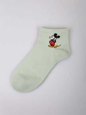 Шкарпетки короткі м’ятного кольору | 5927912