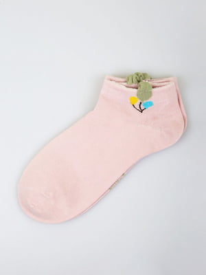 Шкарпетки короткі рожеві | 5927946