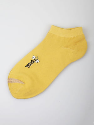 Шкарпетки короткі гірчичного кольору | 5927957