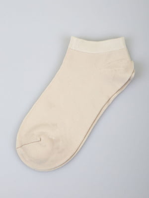 Шкарпетки короткі бежеві | 5927958