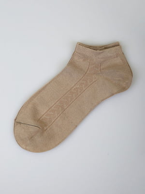 Шкарпетки короткі бежеві | 5927963