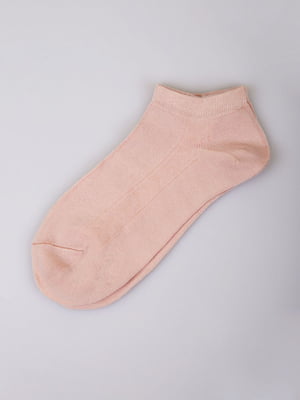 Шкарпетки короткі пудрового кольору | 5927967