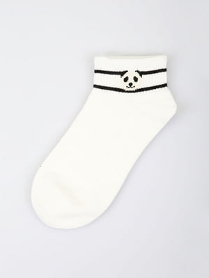 Шкарпетки білі з малюнком | 5928023