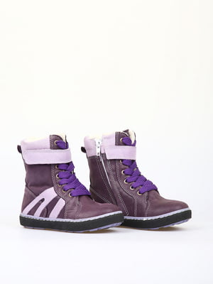 Ботинки фиолетовые | 6020199