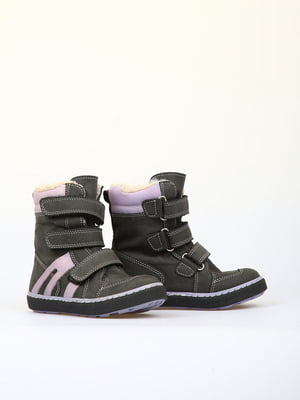 Ботинки темно-серые | 6020202