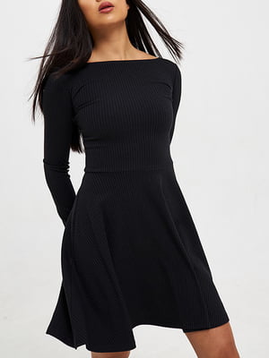 Сукня А-силуету чорна | 6021066