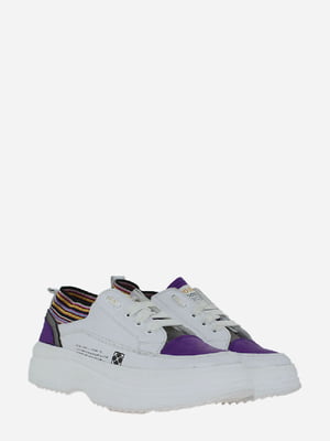 Кросівки біло-фіолетові | 6024728