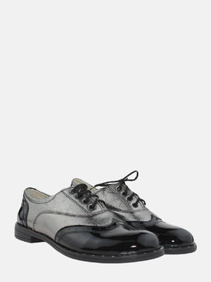 Туфли черно-никелевого цвета | 6025188