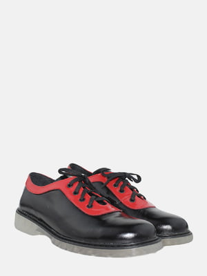 Туфлі чорно-червоні | 6025202