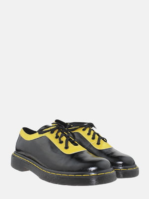 Туфли черно-желтые | 6025203