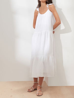 Платье А-силуэта белое | 6027495
