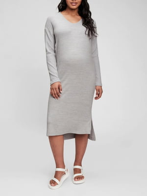 Платье для беременных серое | 6028042