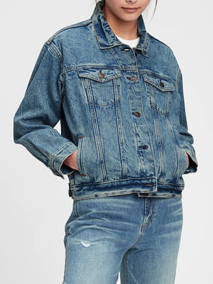 Куртка синяя джинсовая | 6028059
