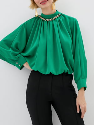 Блуза зелена | 6028507